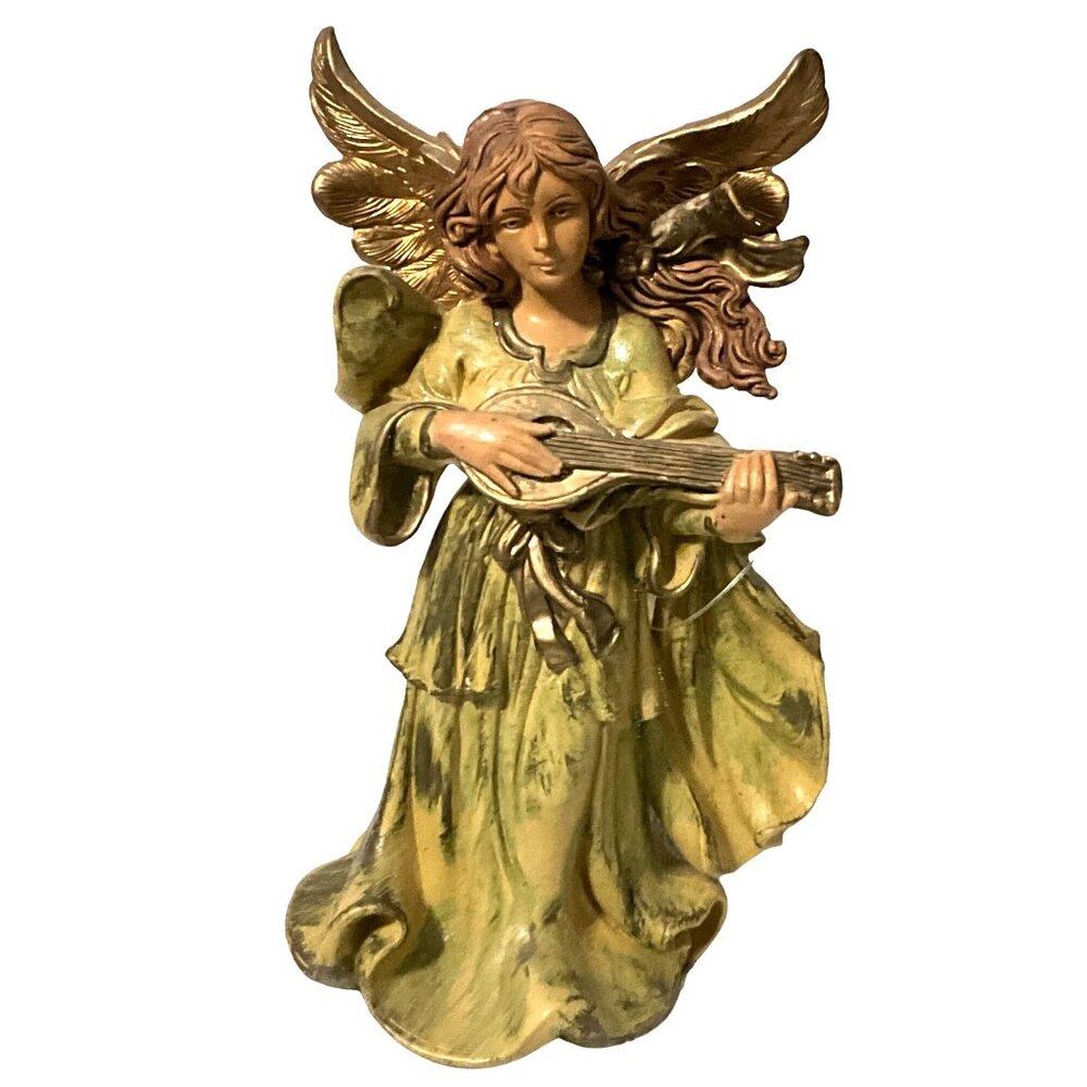 Angel Figurine Playing Mandolin By‎ Euromarchi Italy